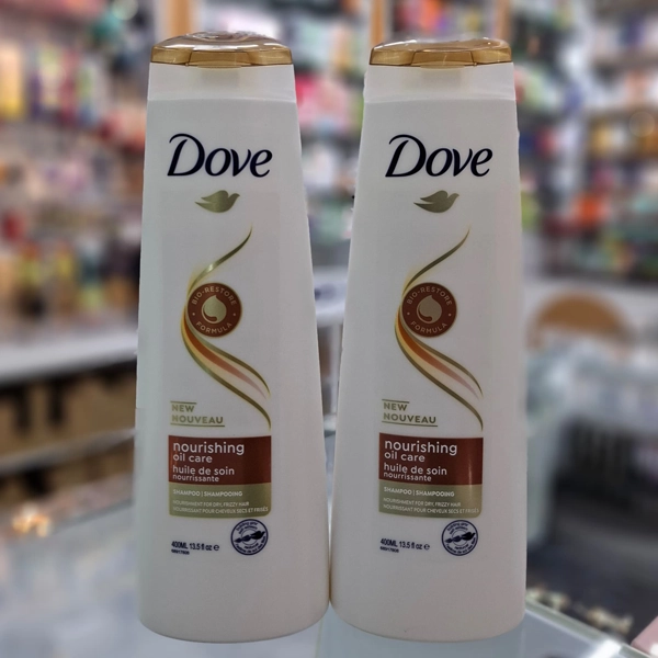 شامپو ضد ریزش داو اورجینال قهوه ای باسازی موی خشک تا نرمال 400 میل | Dove nourishing oil shampoo